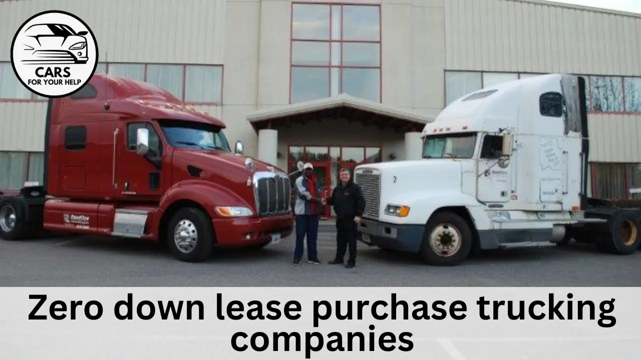 Best Lease Purchase Trucking Companies zero down lease purchase trucking companies
